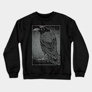 Dark Crow Stare Crewneck Sweatshirt